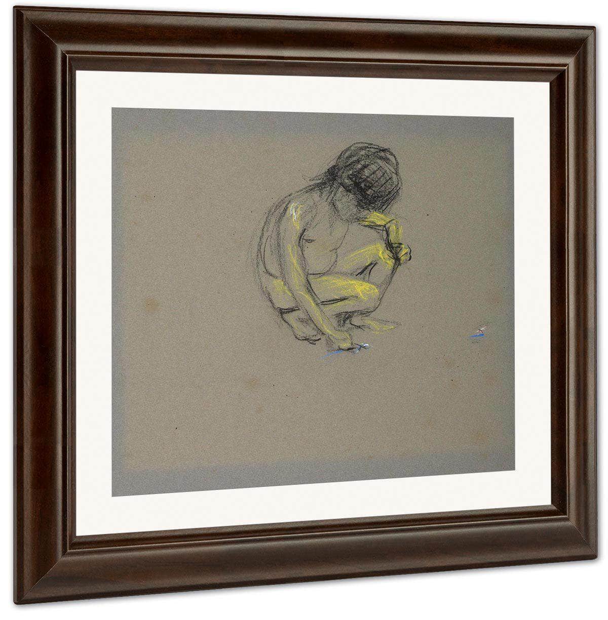 Crouching Boy By Alice Pike Barney Fine Art Print