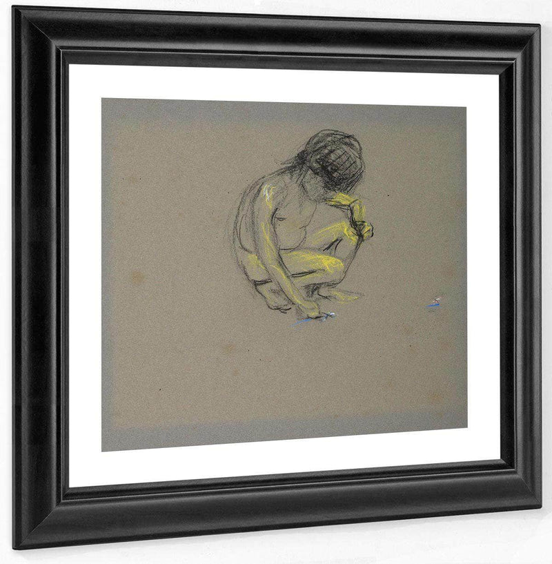Crouching Boy By Alice Pike Barney Fine Art Print