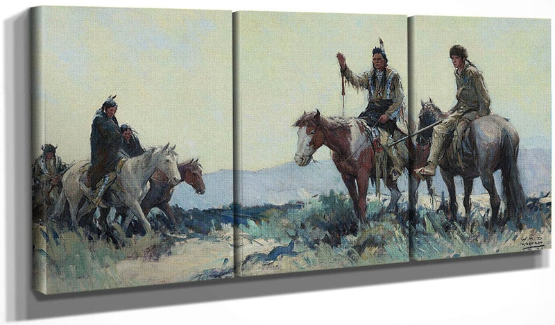 Crow Hand Of Recognition By William Henry Dethlef Koerner Fine Art Print