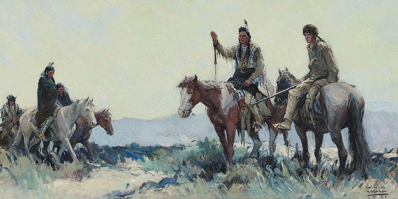 Crow Hand Of Recognition By William Henry Dethlef Koerner Fine Art Print