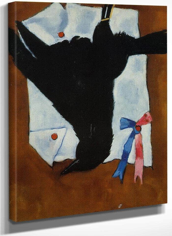 Crow With Ribbons By Marsden Hartley Fine Art Print
