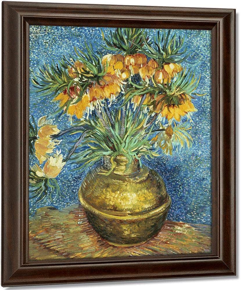 Crown Imperial Fritillaries In A Copper Vase By Vincent Van Gogh Fine Art Print