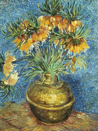 Crown Imperial Fritillaries In A Copper Vase By Vincent Van Gogh Fine Art Print