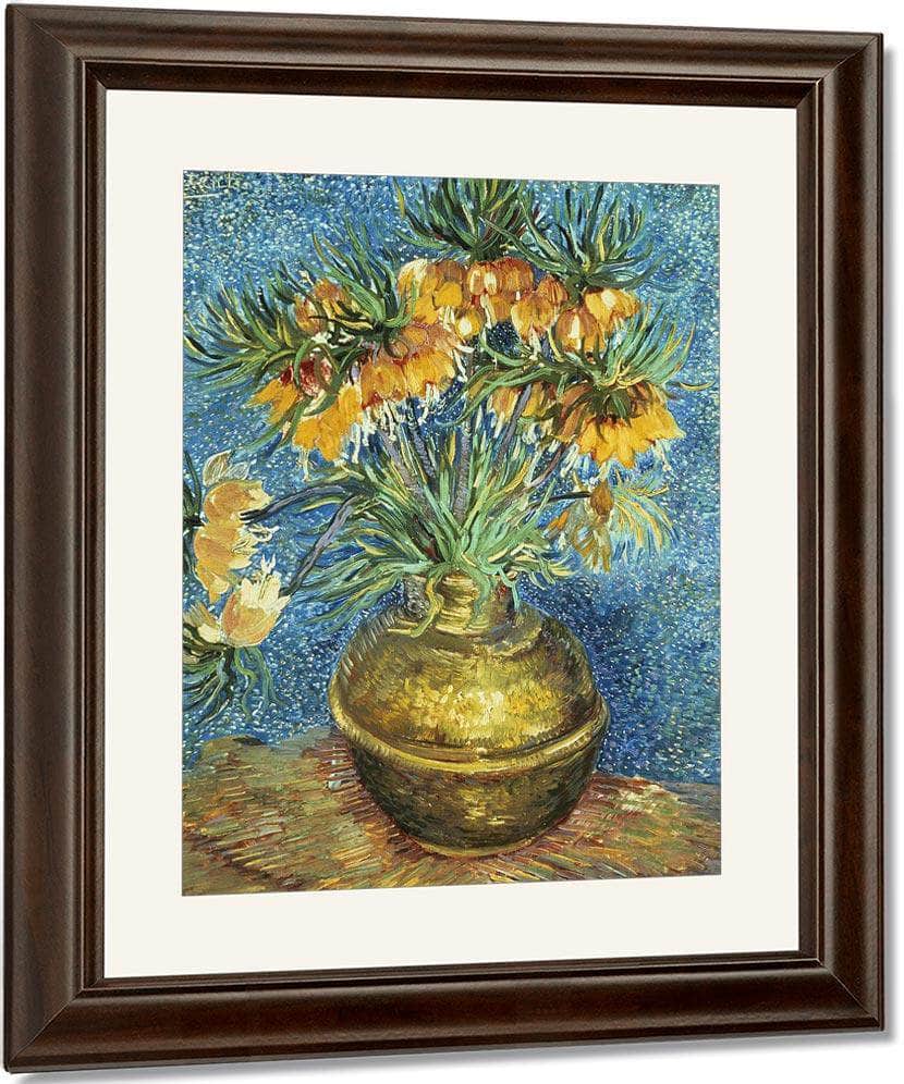 Crown Imperial Fritillaries In A Copper Vase By Vincent Van Gogh Fine Art Print