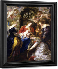Crowning Of Saint Catherine By Peter Paul Rubens Fine Art Print