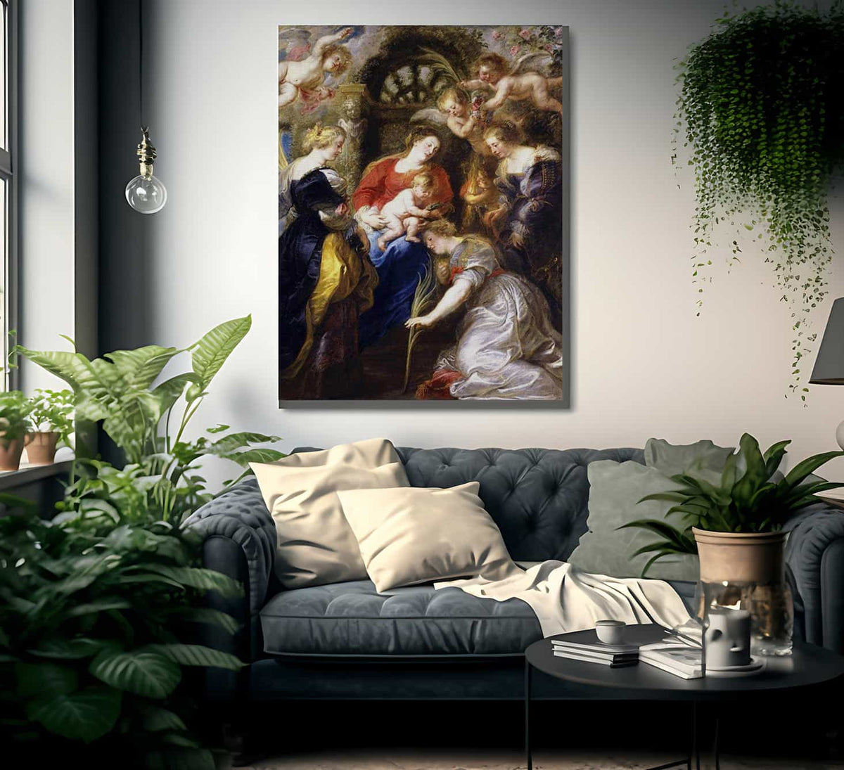 Crowning Of Saint Catherine By Peter Paul Rubens Fine Art Print