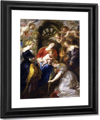 Crowning Of Saint Catherine By Peter Paul Rubens Fine Art Print