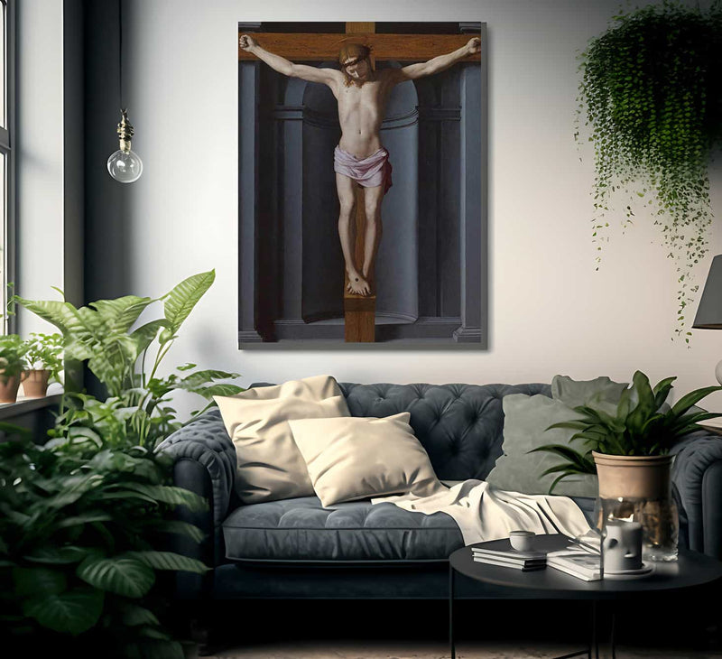 Crucified Christ 1545 145X115Cm Mannerism   Musee Des Beaux Arts Jules Cheret By Agnolo Bronzino Fine Art Print