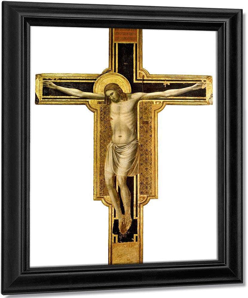 Crucifix Of The Malatesta Temple 1317 By Giotto Di Bondone Fine Art Print