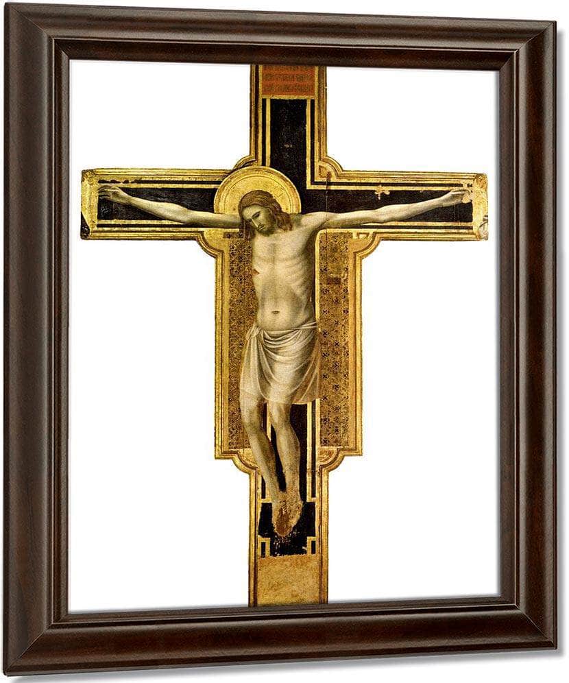 Crucifix Of The Malatesta Temple 1317 By Giotto Di Bondone Fine Art Print