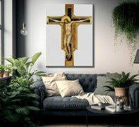 Crucifix Of The Malatesta Temple 1317 By Giotto Di Bondone Fine Art Print