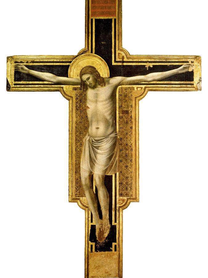 Crucifix Of The Malatesta Temple 1317 By Giotto Di Bondone Fine Art Print
