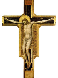 Crucifix Of The Malatesta Temple 1317 By Giotto Di Bondone Fine Art Print