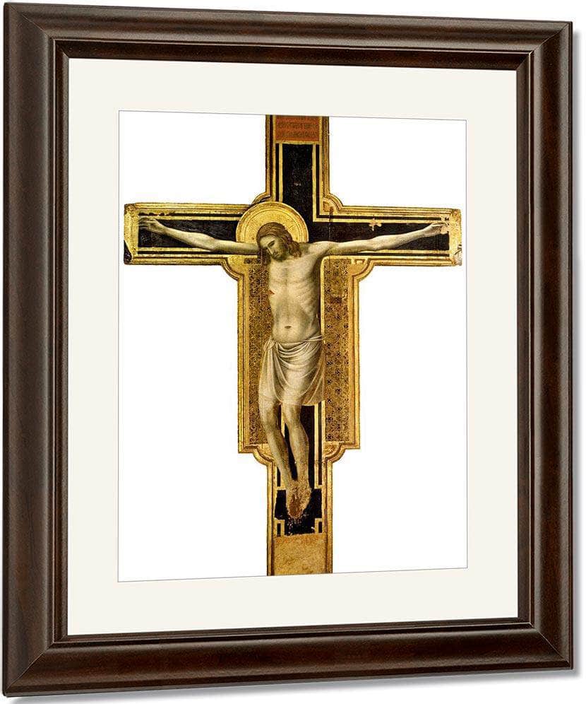 Crucifix Of The Malatesta Temple 1317 By Giotto Di Bondone Fine Art Print