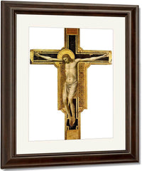 Crucifix Of The Malatesta Temple 1317 By Giotto Di Bondone Fine Art Print