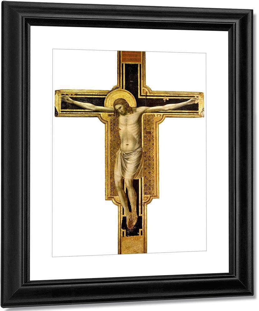 Crucifix Of The Malatesta Temple 1317 By Giotto Di Bondone Fine Art Print