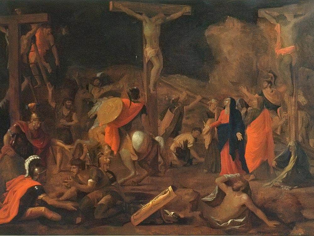 Crucifixion By Nicholas Poussin Fine Art Print