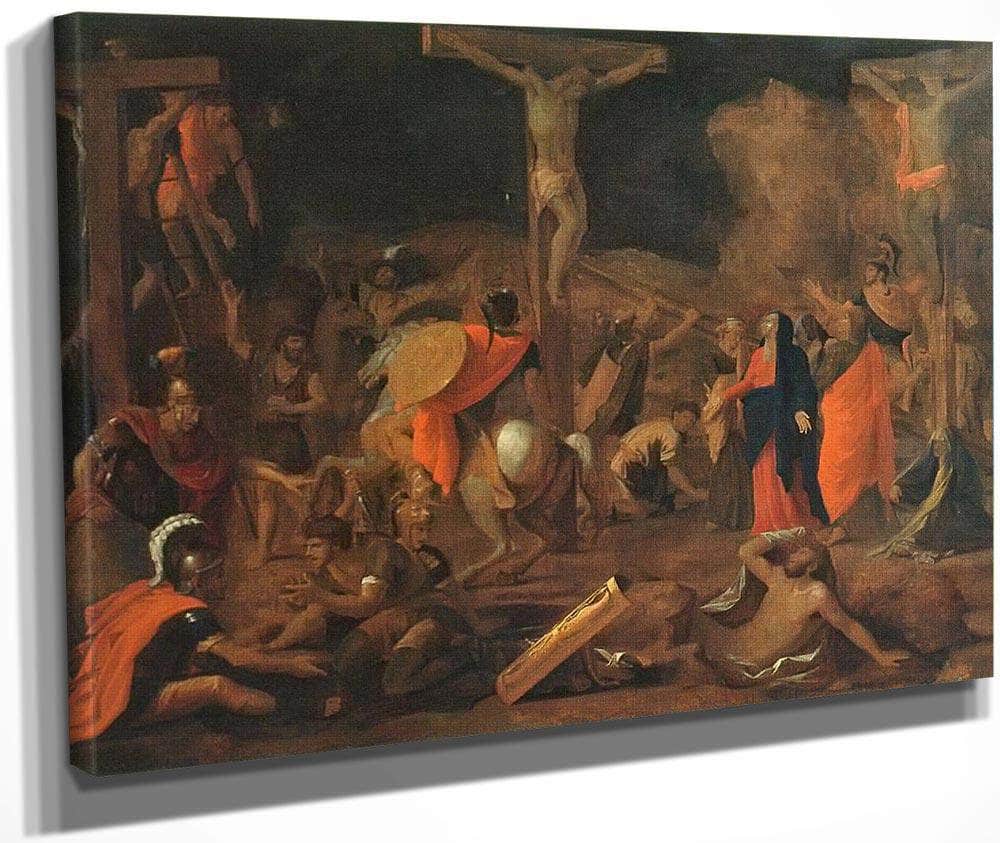 Crucifixion By Nicholas Poussin Fine Art Print