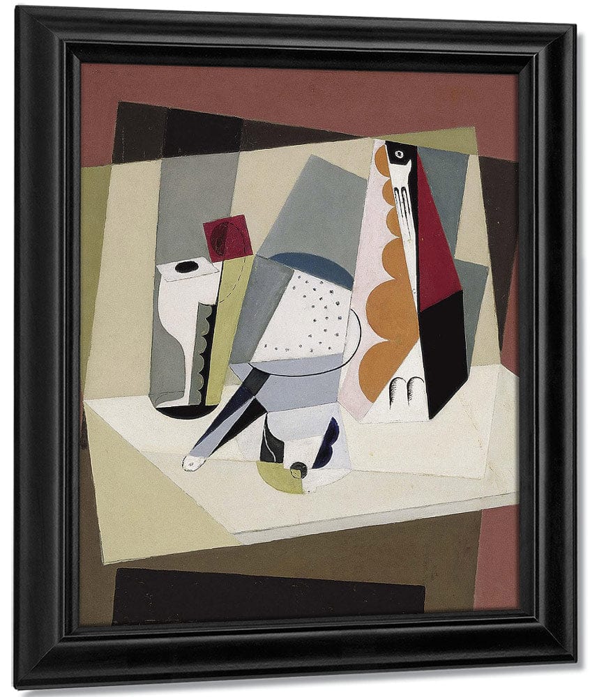 Cubist Still Life 1917 By Maria Blanchard Fine Art Print