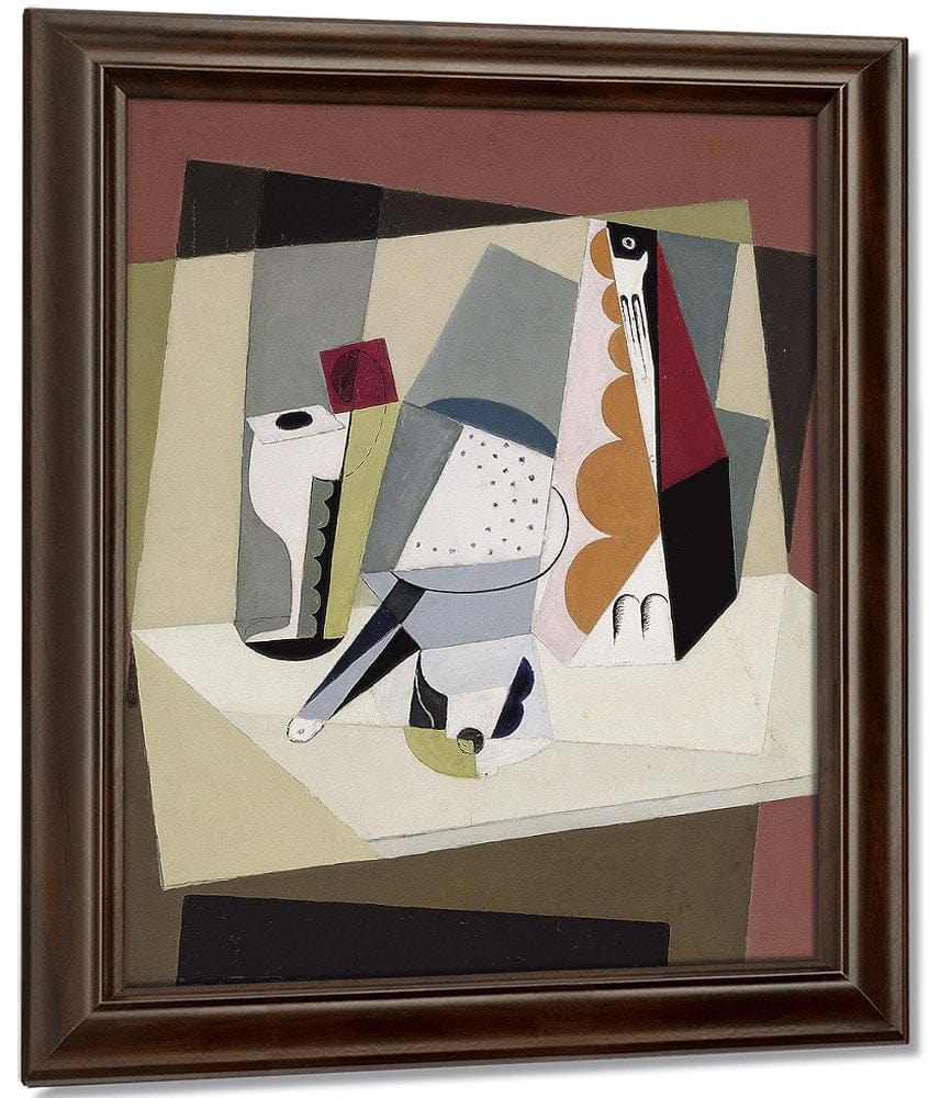 Cubist Still Life 1917 By Maria Blanchard Fine Art Print