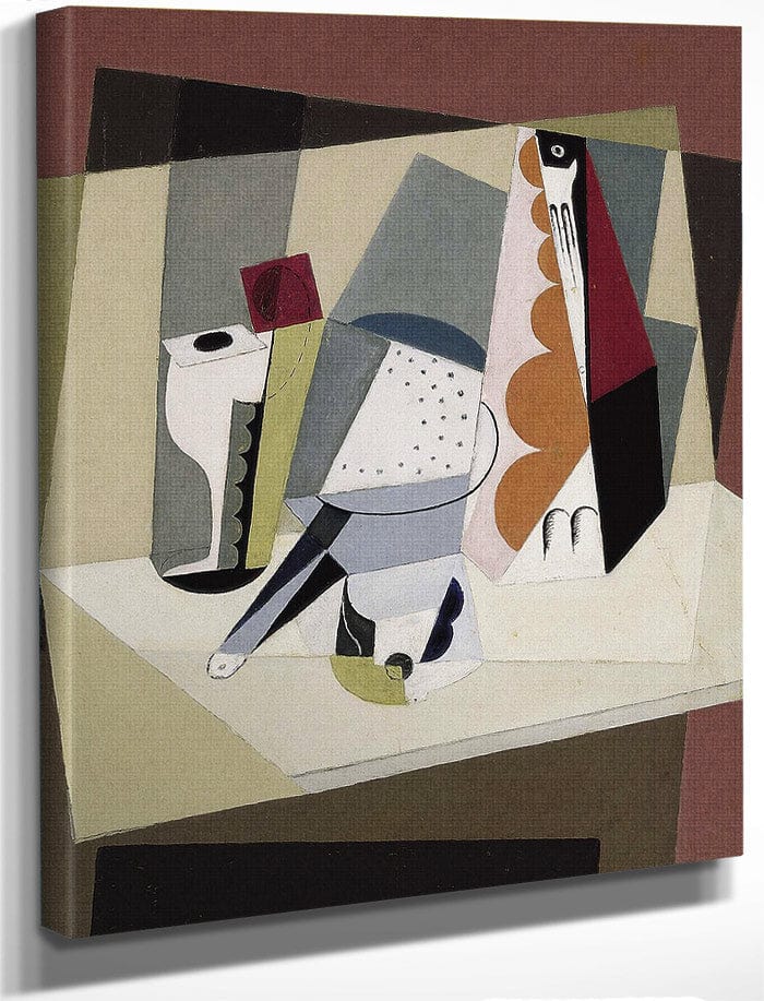 Cubist Still Life 1917 By Maria Blanchard Fine Art Print