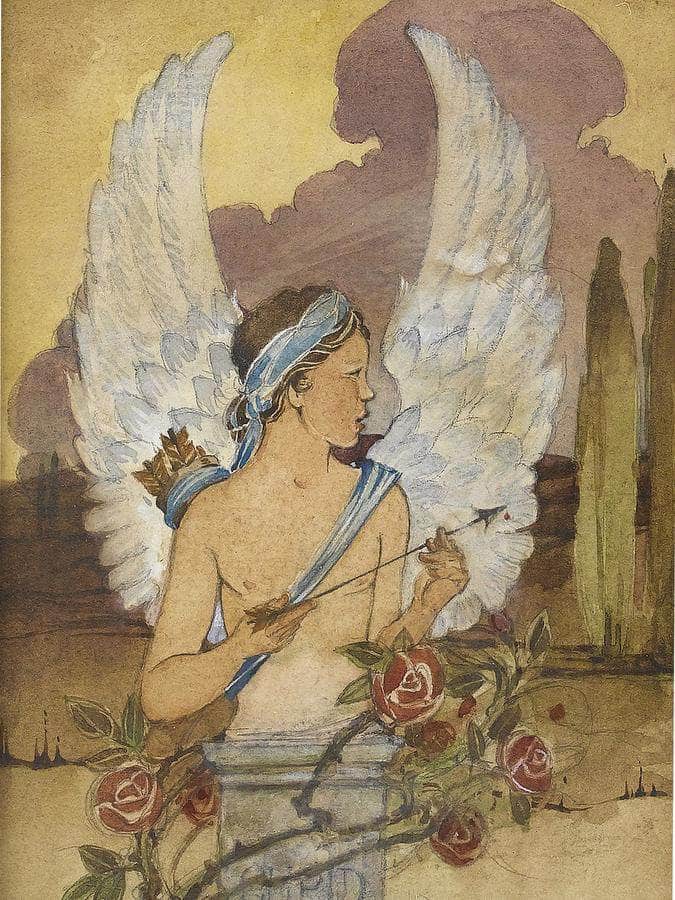 Cupid 1907 By Jessie Willcox Smith Fine Art Print