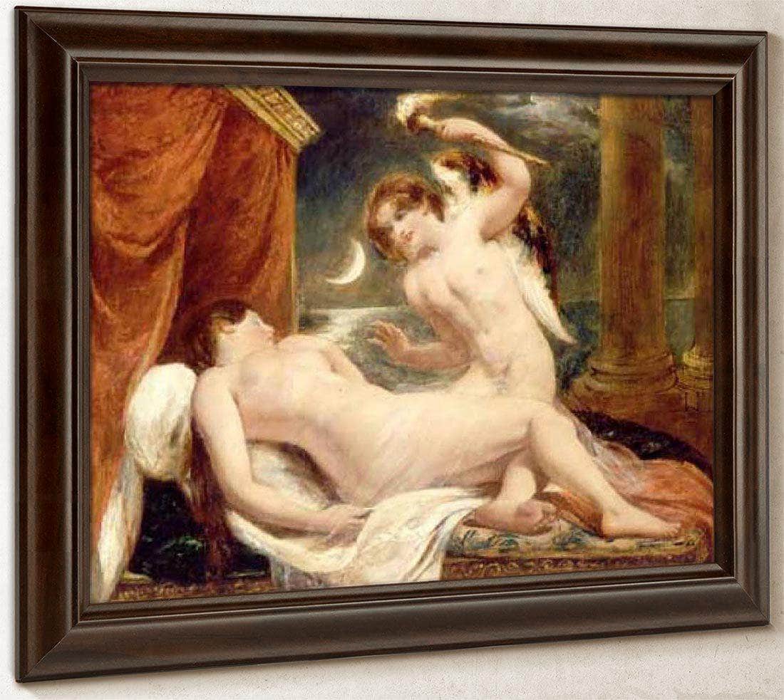 Cupid And Psyche By William Etty Fine Art Print