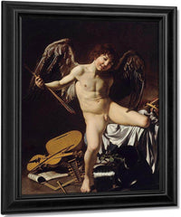 Cupid As Victor 1601 By Caravaggio Fine Art Print