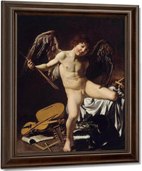 Cupid As Victor 1601 By Caravaggio Fine Art Print