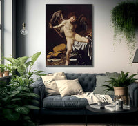 Cupid As Victor 1601 By Caravaggio Fine Art Print