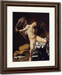 Cupid As Victor 1601 By Caravaggio Fine Art Print