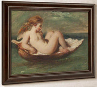 Cupid In A Shell 2 By William Etty Fine Art Print