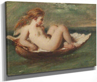 Cupid In A Shell 2 By William Etty Fine Art Print