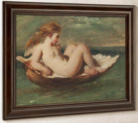 Cupid In A Shell By William Etty Fine Art Print