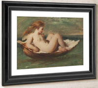 Cupid In A Shell By William Etty Fine Art Print
