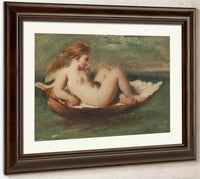 Cupid In A Shell By William Etty Fine Art Print
