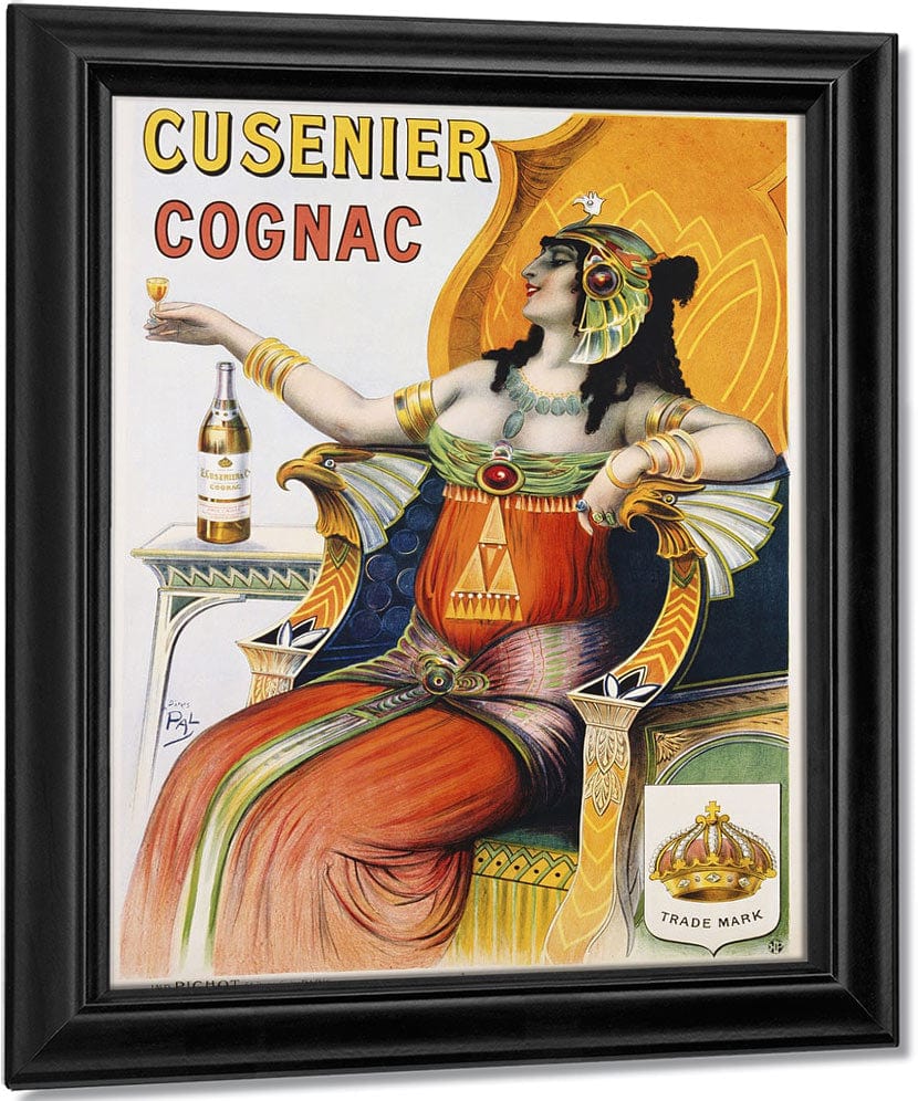 Cusenier Cognac Advertisement Poster By Pal Fine Art Print