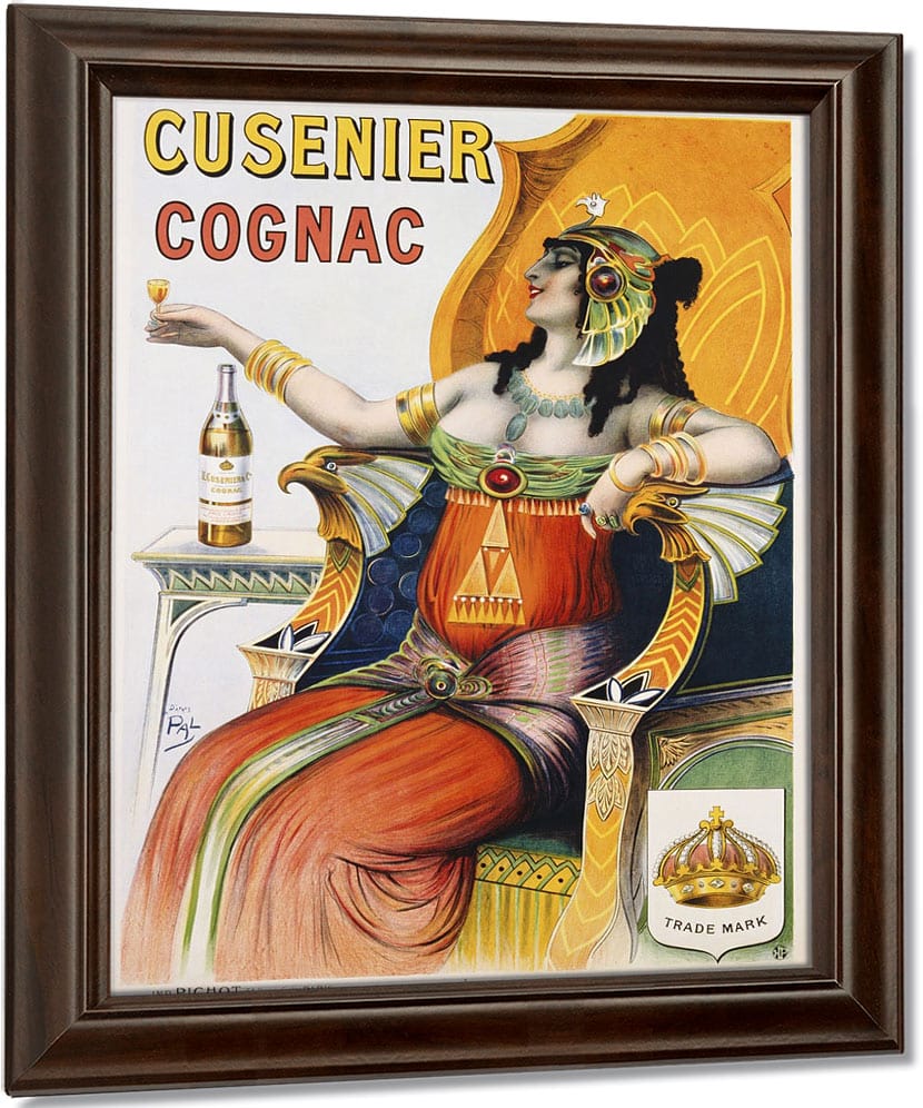 Cusenier Cognac Advertisement Poster By Pal Fine Art Print