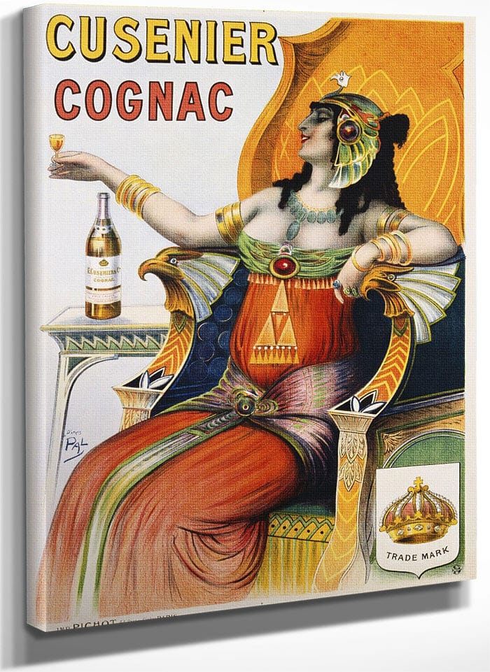 Cusenier Cognac Advertisement Poster By Pal Fine Art Print