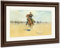 Cutting Out Pony Herds By Frederic Remington Fine Art Print