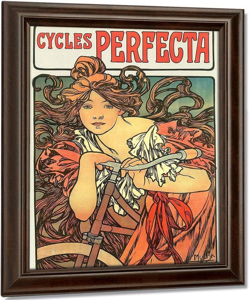 Cycles Perfecta By Alphonse Mucha Fine Art Print