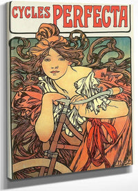 Cycles Perfecta By Alphonse Mucha Fine Art Print