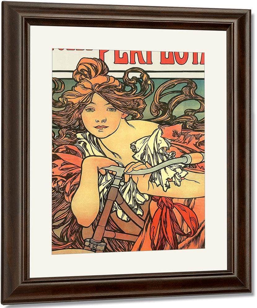 Cycles Perfecta By Alphonse Mucha Fine Art Print