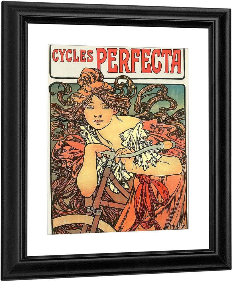 Cycles Perfecta By Alphonse Mucha Fine Art Print