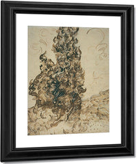 Cypresses By Vincent Van Gogh Fine Art Print