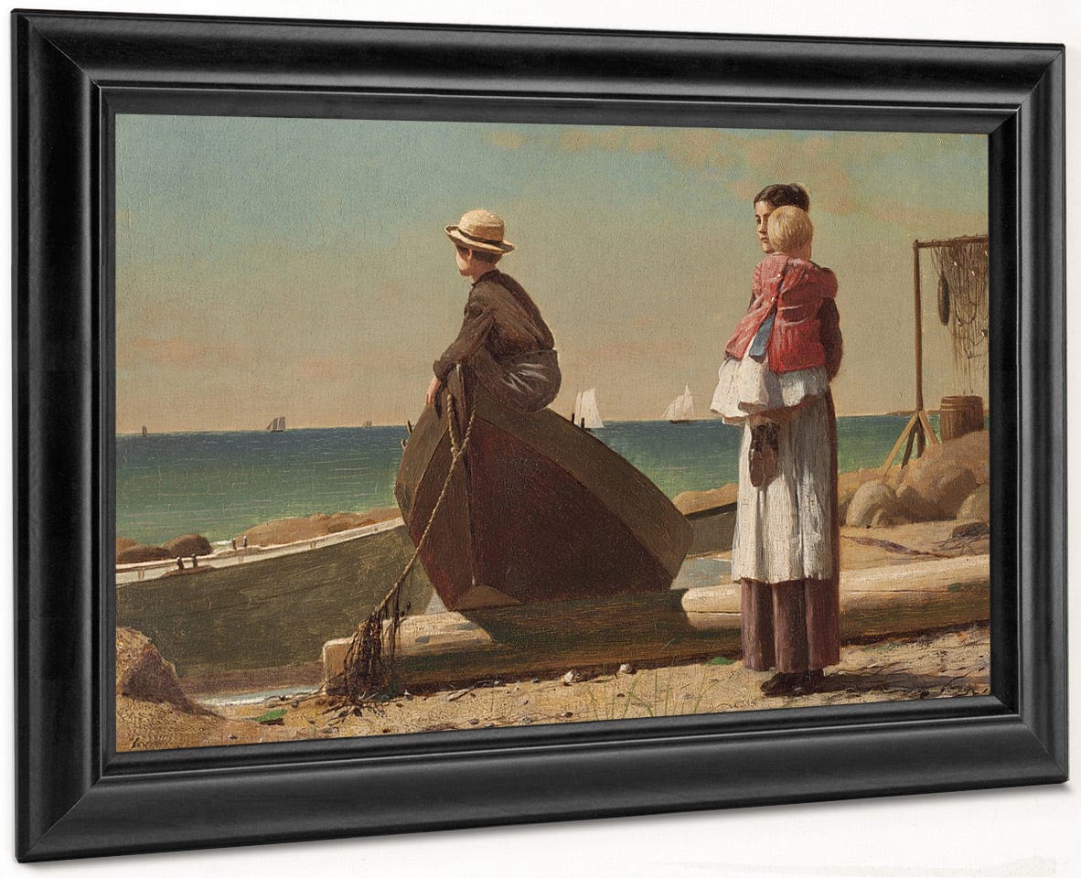 Dad's Coming! By Winslow Homer Fine Art Print
