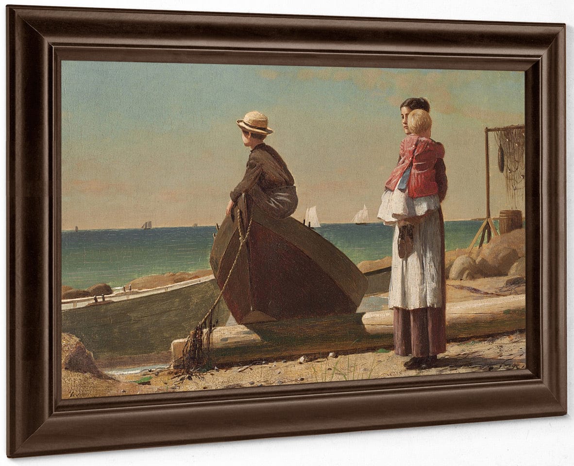 Dad's Coming! By Winslow Homer Fine Art Print