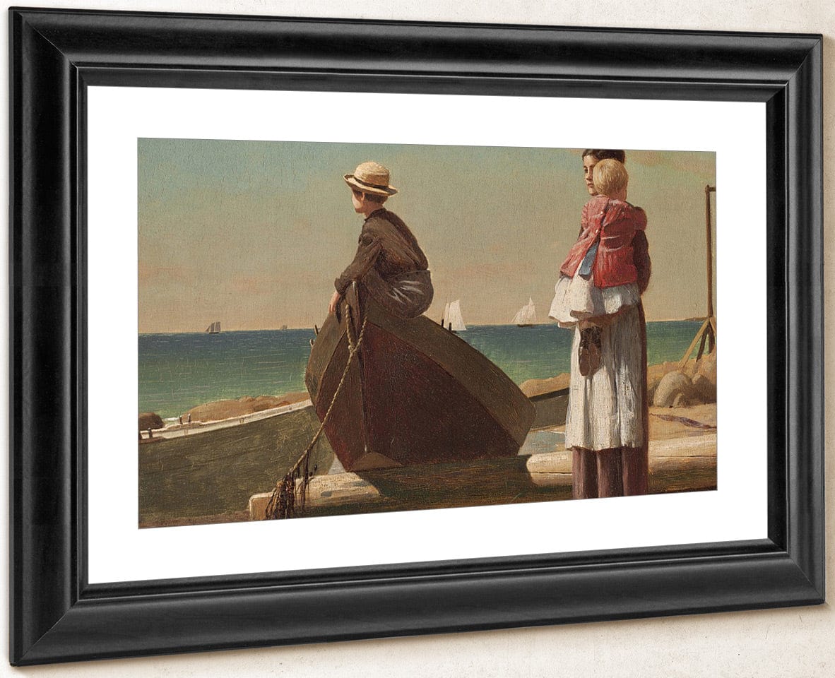 Dad's Coming! By Winslow Homer Fine Art Print