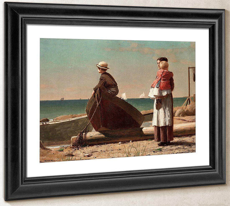 Dad's Coming By Winslow Homer Fine Art Print