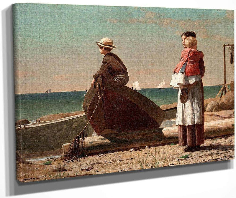 Dad's Coming By Winslow Homer Fine Art Print